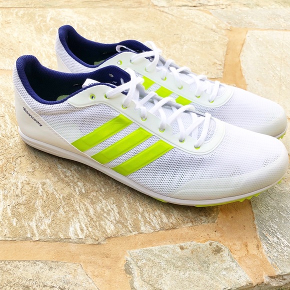 Adidas Distancestar White‎ Track Running Shoes 12 - Picture 2 of 8
